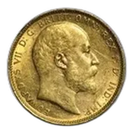 1902-1910-M Australia Gold Sovereign Edward VII AU