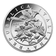 2026 Italy 1 oz Silver Flora and Fauna BU - The Lily