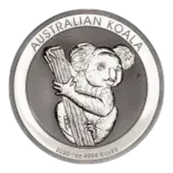 2020 1 oz Silver Koala Perth Mint Bullion Coin - Pre-owned