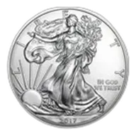 2017 1 oz American Silver Eagle BU