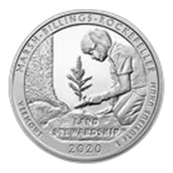 2020 5 oz Silver ATB Marsh-Billings-Rockefeller Nat'l Park, VT