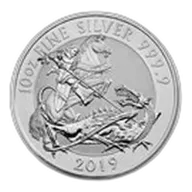 2019 Great Britain 10 oz Silver Valiant BU