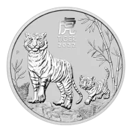 1 oz Perth Mint Tiger 2022 Silver Coin