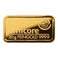 20 Gram Umicore Gold Bar