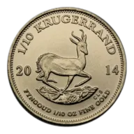 Gold Krugerrand 1/10 oz (Varied Year)
