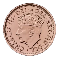 2023 Coronation Gold Half Sovereign Coin