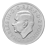 2025 1oz Silver King Charles Britannia Coin