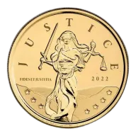 1 oz Lady Justice Gold Coin