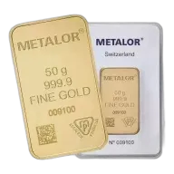Metalor 50g Gold Bar