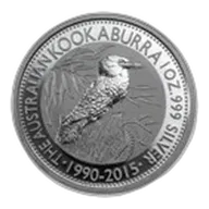 2015 Australia 1 oz Silver Kookaburra BU