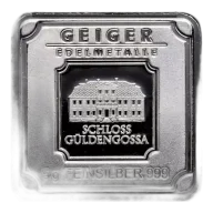 5 gram Silver Bar - Geiger Edelmetalle (Original Square Series)
