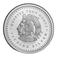1/4 oz Silver Round - Aztec Calendar