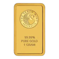 1g Perth Mint Gold Minted Bar