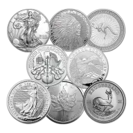 1 oz Random/Assorted Pure Silver Coins/Rounds