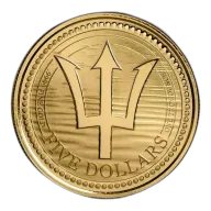 1 oz Barbados Trident Gold Coin