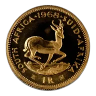 South Africa One Rand Gold .1177 (dates our choice)