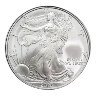 2005 1 oz American Silver Eagle BU
