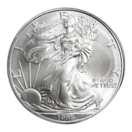1998 1 oz American Silver Eagle BU