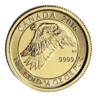 1/4 oz Snow Falcon Gold Coin