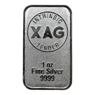 XAG 1oz Silver Intrinsic Tender Minted Bullion Bar