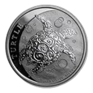 2016 Niue 1/2 oz Silver $1 Hawksbill Turtle BU