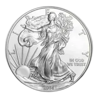 2014 Silver American Eagle - BU