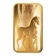 100g PAMP Gold Bar - Lunar Horse