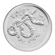 2013 1/2 oz Australian Perth Mint Silver Lunar II: Year of the Snake