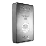 100 oz Geiger Silver Bar