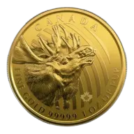 2019 1oz Canadian Gold "Call of the Wild" Moose