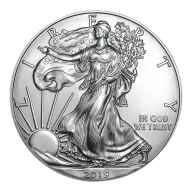 2019 $1 American Silver Eagle 1 oz Brilliant Uncirculated