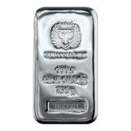 Germania Mint 250 Gram Silver Bullion Cast Bar