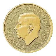 ½ Ounce 2025 Britannia Royal Mint Pure Gold Coin