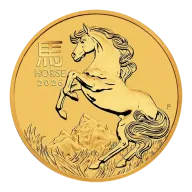 2026 Perth Mint Gold Lunar Horse Coin 1/10oz