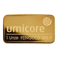 1oz Umicore Minted Gold Bar