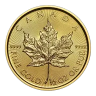 1/2 oz Canadian Maple Leaf Gold Coin