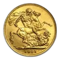 1911-C Canada Gold Sovereign BU