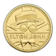 2021 Great Britain 1 oz Gold Music Legends: Elton John BU