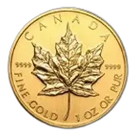 2002 Canada 1 oz Gold Maple Leaf BU