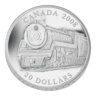 1 oz 2008 $20 The Royal Hudson - Pure Silver Coin