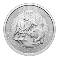 2025 2oz Bull and Bear Silver Coin I Royal Canadian Mint