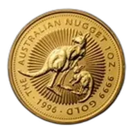 1996 Australia 1 oz Gold Kangaroo BU