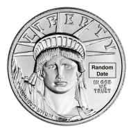 American Platinum Eagle (1/4 oz) $25 - BU - Random Date