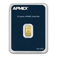 1/2 gram Gold Bar - APMEX (In TEP)