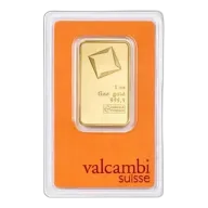 1 Oz Gold Bar - Valcambi (In Assay Card)