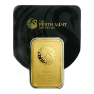 10 oz Gold Bar - Perth Mint (Carded)