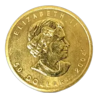 Pre-Owned 1 oz Maple Leaf Gold Coin