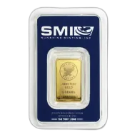 5-g Sunshine Mint .9999 Fine Gold Bar In Assay Mint Mark SI