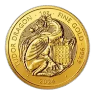 2024 Tudor Beasts Dragon 1 oz Gold Bullion Coin