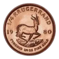 1980 Krugerrand 0.25 oz Gold Bullion Coin